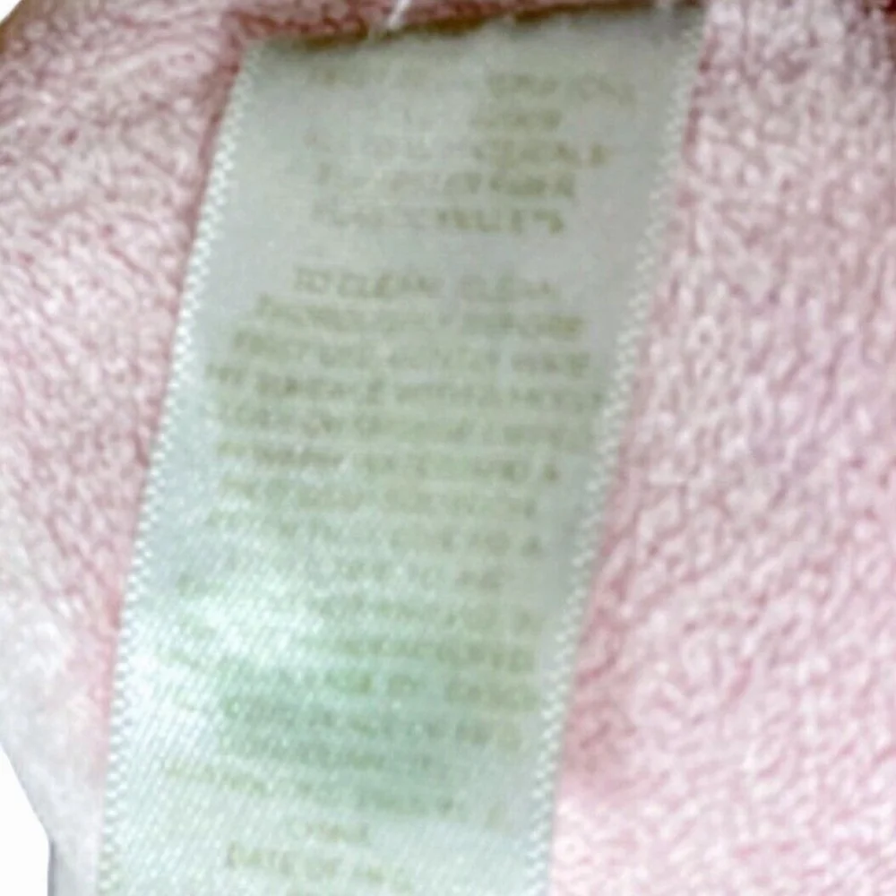 Carters Child of Mine Girls Pink Kitty Cat Plush Rattle Baby Toy Lovey Stuffed